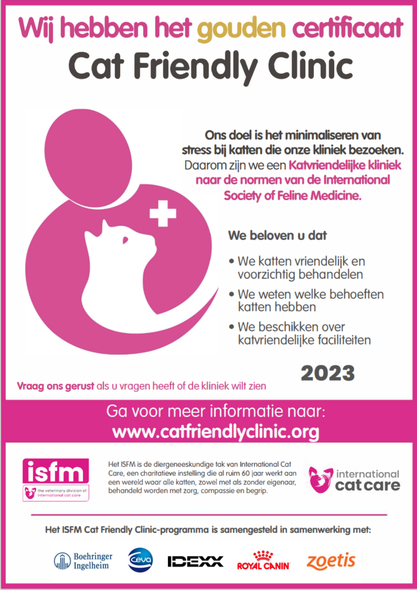 kat vriendelijke praktijk cat friendly certificaat