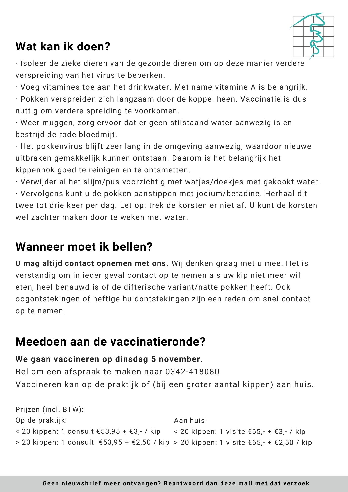 nieuws kippen kippenpokken vogelpokken barneveld 